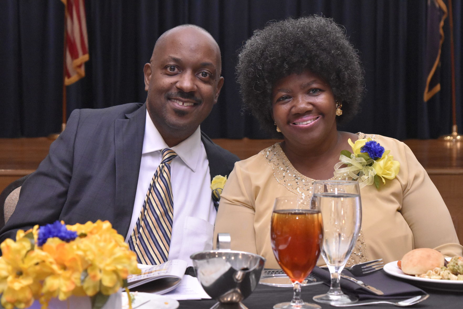 Carolina Panorama Newspaper Publisher Nathaniel Abraham, Jr. and wife Patricia